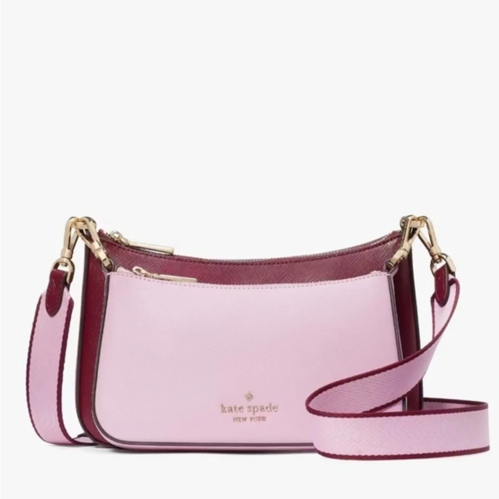 Kate Spade Duet Crossbody 2 in 1 Blackberry Preserves Multi - Picture 1 of 5